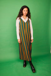 Green Triangle Land Jumpsuits